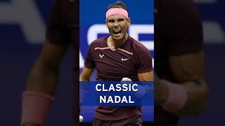 Rafael Nadals HUGE forehand winner 💪 [upl. by Stutzman]