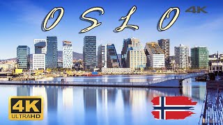 OSLO norway in 4k ULTRA HD 🇳🇴  Oslo AERIAL DRONE 4K [upl. by Horn]