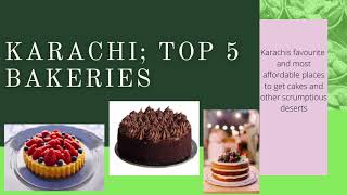 Karachi top 5 Bakeries pie in the sky delizia yum by amna fresh oven bites hobnob [upl. by Oznarol]