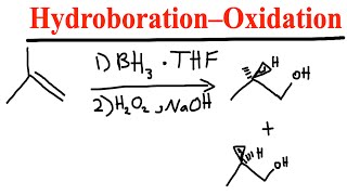 Hydroboration Oxidation Reaction  Alkene reaction  Organic Chemistry [upl. by Campney]