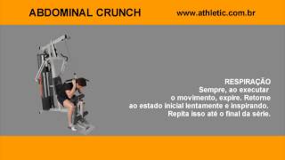 Academia Residencial Athletic Advanced 300M  Abdominal Crunch [upl. by Nnairrehs]