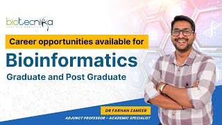 Bioinformatics Career Opportunities For Bsc  Btech  Msc  Mtech  Detailed Discussion [upl. by Elocal]