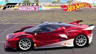 Ferrari FXX K Linda no Jogo Forza Horizon 3 Hot Wheels [upl. by Aniuqahs47]