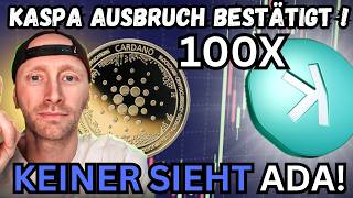 KASPA KAS COIN🔥Layer1 ALTCOIN IST ZURÜCK❗100X 2029 MÖGLICH❓CARDANO ADA BULLISHE KRYPTONEWS 2024 [upl. by Osnofledi]