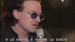 U2  Bono Vox Pavarotti  live Pavarotti amp friends 2003  Ave Maria [upl. by Goldner414]