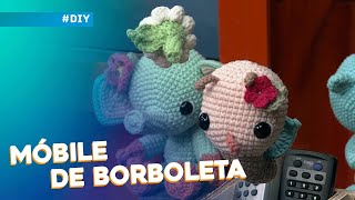 Móbile de borboleta amigurumi passo a passo [upl. by Elleret10]