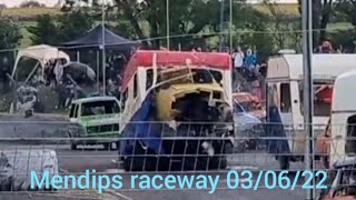 Robins towing caravans Mendips raceway 030622 [upl. by Arriaes304]