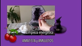 ▷ Como limpiar una AMATISTA y amuletos de CUARZO ✅ Piedras energéticas [upl. by Collar]