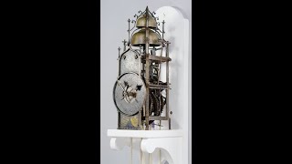 Clocktime Gothic Iron Wall Clock c1500 180° view [upl. by Jezreel818]