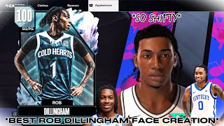 MOST REALISTIC ROB DILLINGHAM FACE CREATION NBA2K25 [upl. by Norrej]