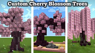 Transform Your Minecraft 120 Base with These 3 Stunning Cherry Blossom Trees [upl. by Aidnac]