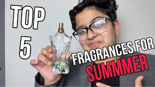 Top 5 Summer Fragrances for Men 2024 [upl. by Almap]