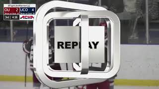 Oklahoma at 3 Central Oklahoma Highlights ACHA Hockey 1212023 [upl. by Janicki715]