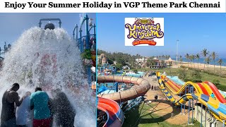 VGP Universal Kingdom  Entry Ticket  Water Rides 🌊 amp Dry Rides  VGP Theme Park in Chennai [upl. by Einnek845]