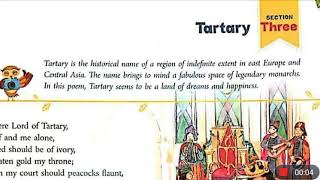 Tartary Poem In Hindi  By Walter De La Mare  Class 8  Ratnasagar English Reader [upl. by Ofella]