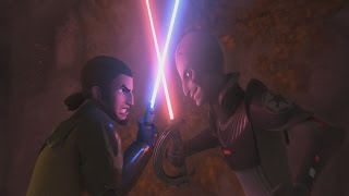 Star Wars Rebels  Kanan vs The Inquisitor Ezras vision 1080p [upl. by Ilak153]