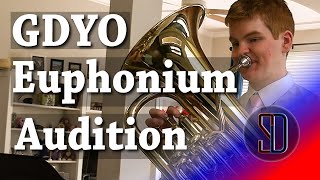 Wesley Derden Euphonium  GDYO Audition  April 6 2024 [upl. by Cimbura]