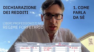 PARTE 13  Dichiarazione dei redditi FAI DA TE nel regime forfettario [upl. by Winfield]