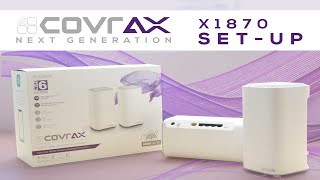 DLink COVRX1870 COVR AX1800 Whole Home WiFi 6 Mesh System Set Up Video [upl. by Ayikur]