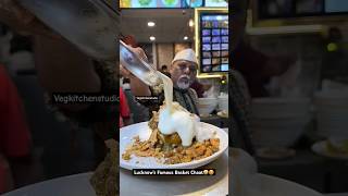 Lucknow ki famous Basket chaat❤️ Royal cafe chatking of india  shorts lucknowstreetfood ad [upl. by Ahpla]