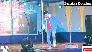 Lenzing Doming Performing Nepali Song  Best Performance Ever  Siku river festival 2020  Arunachal [upl. by Hsetirp]