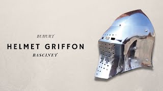 Griffin Bascinet Helmet for Medieval ReenactmentMedieval combat sportSCA  by HBC Armor [upl. by Samson]