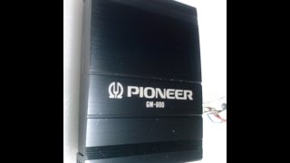 Pioneer modelo GM600  Amplificador [upl. by Owain]