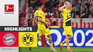 Dortmunds First Win In Munich For 10 Years  FC Bayern  Borussia Dortmund 02  Highlights  MD 27 [upl. by Oflodor]