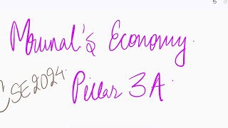 upscexam economics Pillar 3A Economy [upl. by Anaud642]