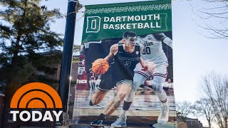 Dartmouth College men’s basketball teams votes to unionize [upl. by Georas]