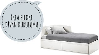 İKEA FLEKKE DİVAN KURULUMU [upl. by Ynnatirb945]