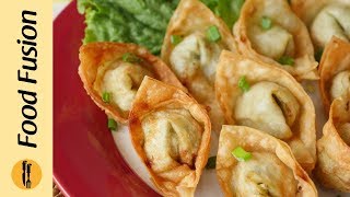 Chicken Wonton Recipe By Food Fusion [upl. by Onairotciv594]