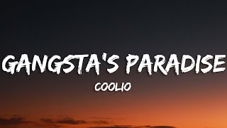 Coolio  Gangstas Paradise Lyrics ft LV [upl. by Elatnahc771]