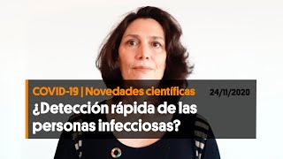 Las personas infecciosas ¿podrían detectarse con mayor rapidez 24112020 [upl. by Skyla77]