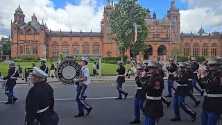 Mourne Young Defenders flute band  Glasgow Boyne Celebrations 6thJuly 2024 [upl. by Oiramaj]