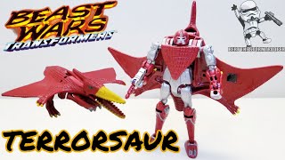 Transformers Beast Wars custom TERRORSAUR 1995 Review Bert The Stormtrooper Reviews [upl. by Muiram449]