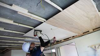 process of a middleaged man tearing down an old house and remodeling it into a new house [upl. by Mik975]