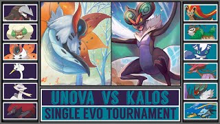 UNOVA vs KALOS  Single Evolution Pokémon Tournament PreQualifier [upl. by Eidorb302]