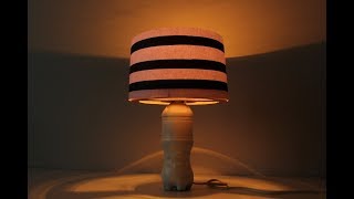 How To Make lampshade with plastic Bottle  Diy Useful Idea [upl. by Elehcor]