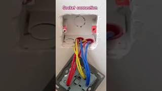 Light plugSocket connection youtubeshorts electrician [upl. by Oileve489]