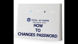 globe at home wifi Changes Password Using PC [upl. by Naves]