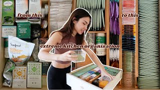 EXTREME Kitchen Organization amp Deep Cleaning For Spring [upl. by Blakelee]