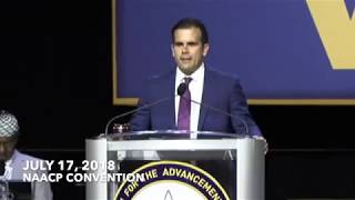 Puerto Rico Governor Ricardo Rosselló at 2018 NAACP Convention [upl. by Kazimir]