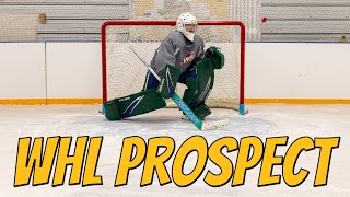 WHL Hockey Goalie Prospect Coaching Session [upl. by Elena]