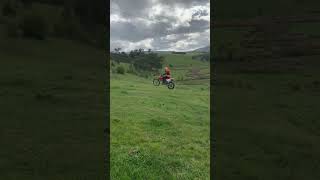 Hitting some jumps in the paddock dirtbike [upl. by Adnana545]