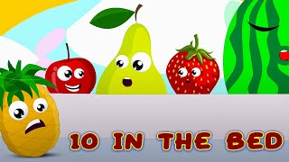 Ten In The Bed Nursery Rhyme amp Baby Song for Toddlers [upl. by Notnirb]