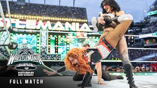 FULL MATCH Rhea Ripley vs Becky Lynch – Womens World Title Match WrestleMania XL Saturday [upl. by Anailuig]