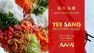 Yee Sang Prosperity Salad  Chinese New Year  Easy Chinese Recipe [upl. by Zoara]