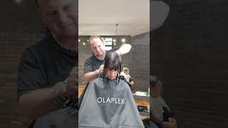 hairstyle estilista viralvideos haircut hair tutorial tutorialviral virlvideo [upl. by Annaiek]