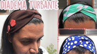 Cómo coser una diadema turbante en 10 minutos [upl. by Tunk]